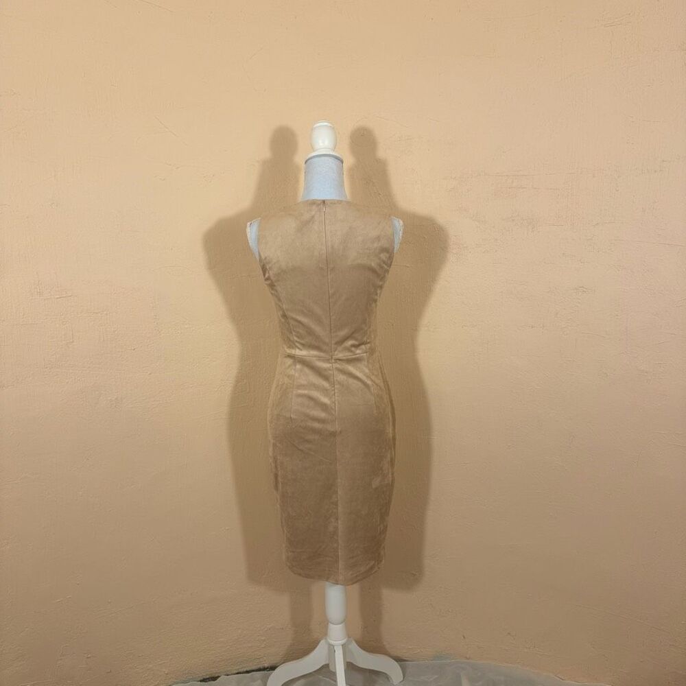 Forest Lily Faux Suede Sheath Dress size S - Picture 2 of 6